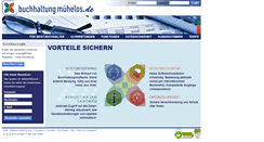 Desktop Screenshot of buchhaltung-muehelos.de