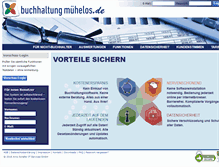 Tablet Screenshot of buchhaltung-muehelos.de